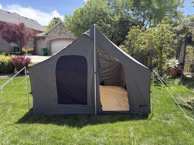 Kodiak Canvas 10X10 Wall Tent (stove ready) + Alpine HD Tent Stove