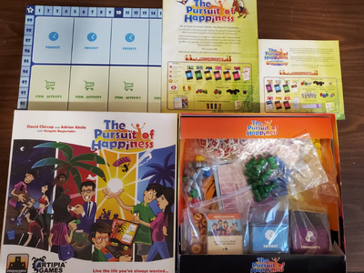 The Pursuit of Happiness + Community Expansion Board Game