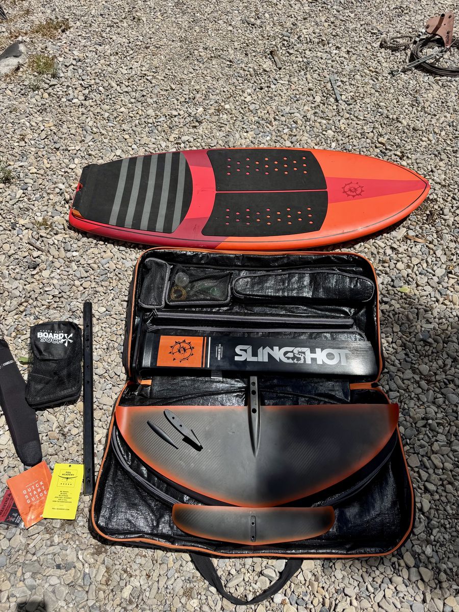 Slingshot WF-1 Hover Glide Foil Setup + Carrying Case – Wake, Surf, Kite & Boat Foiling