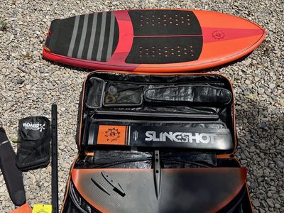 Slingshot WF-1 Hover Glide Foil Setup + Carrying Case – Wake, Surf, Kite & Boat Foiling