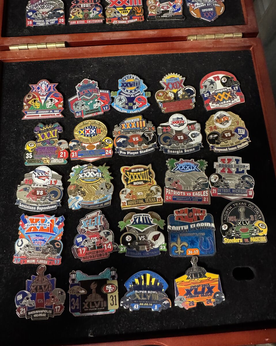 Willabee & Ward Super Bowl Pin Set 49/50 Pins