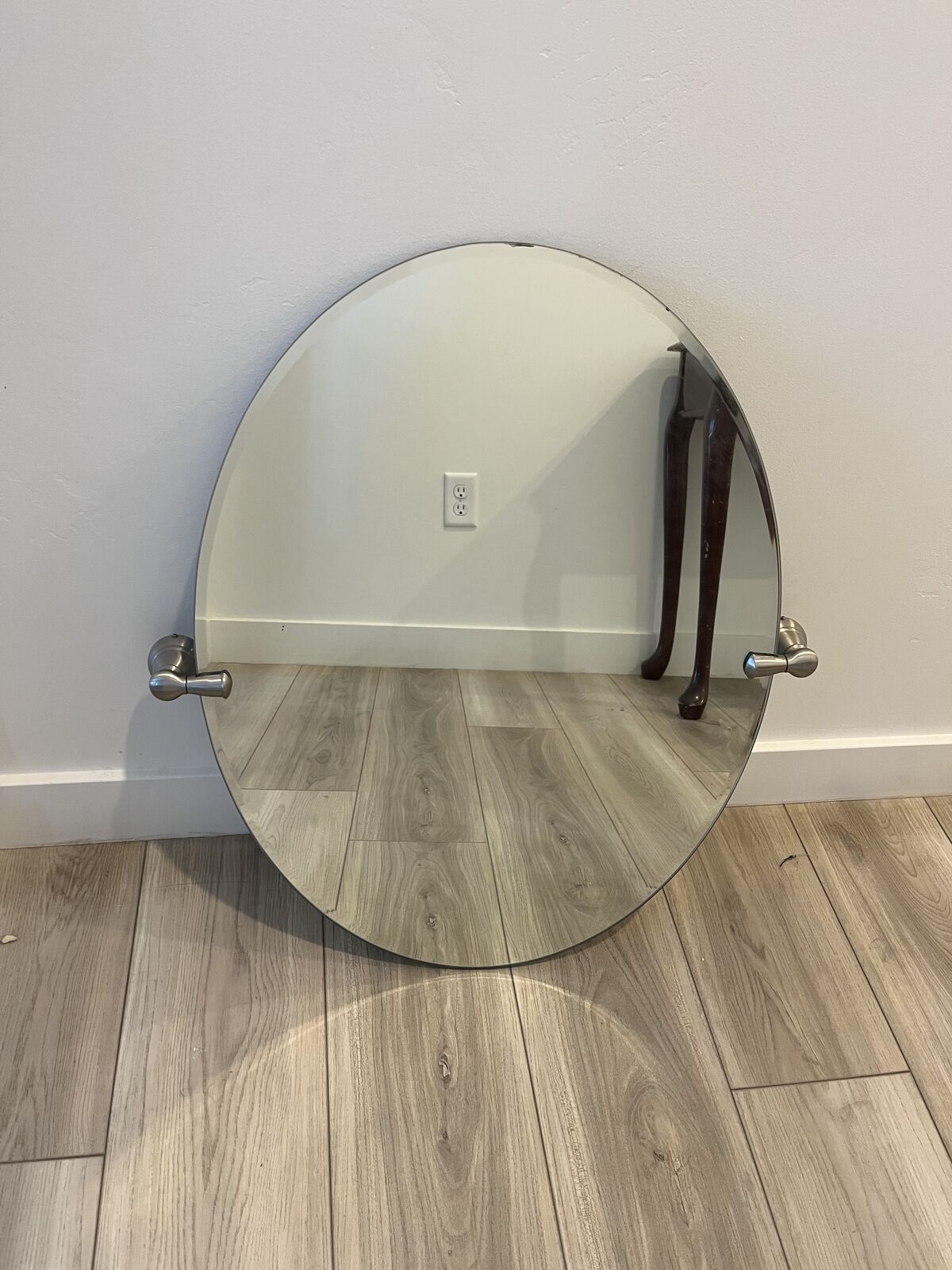 Oval Mirror Bathroom Restroom 29” x 16” Nice and sturdy