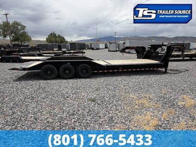 7x28 Iron Bull TLG Gooseneck Power Tilt Trailer - 21K GVWR -