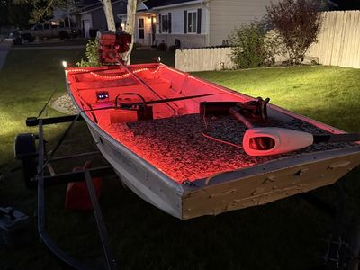 1448 flat bottom boat duck boat