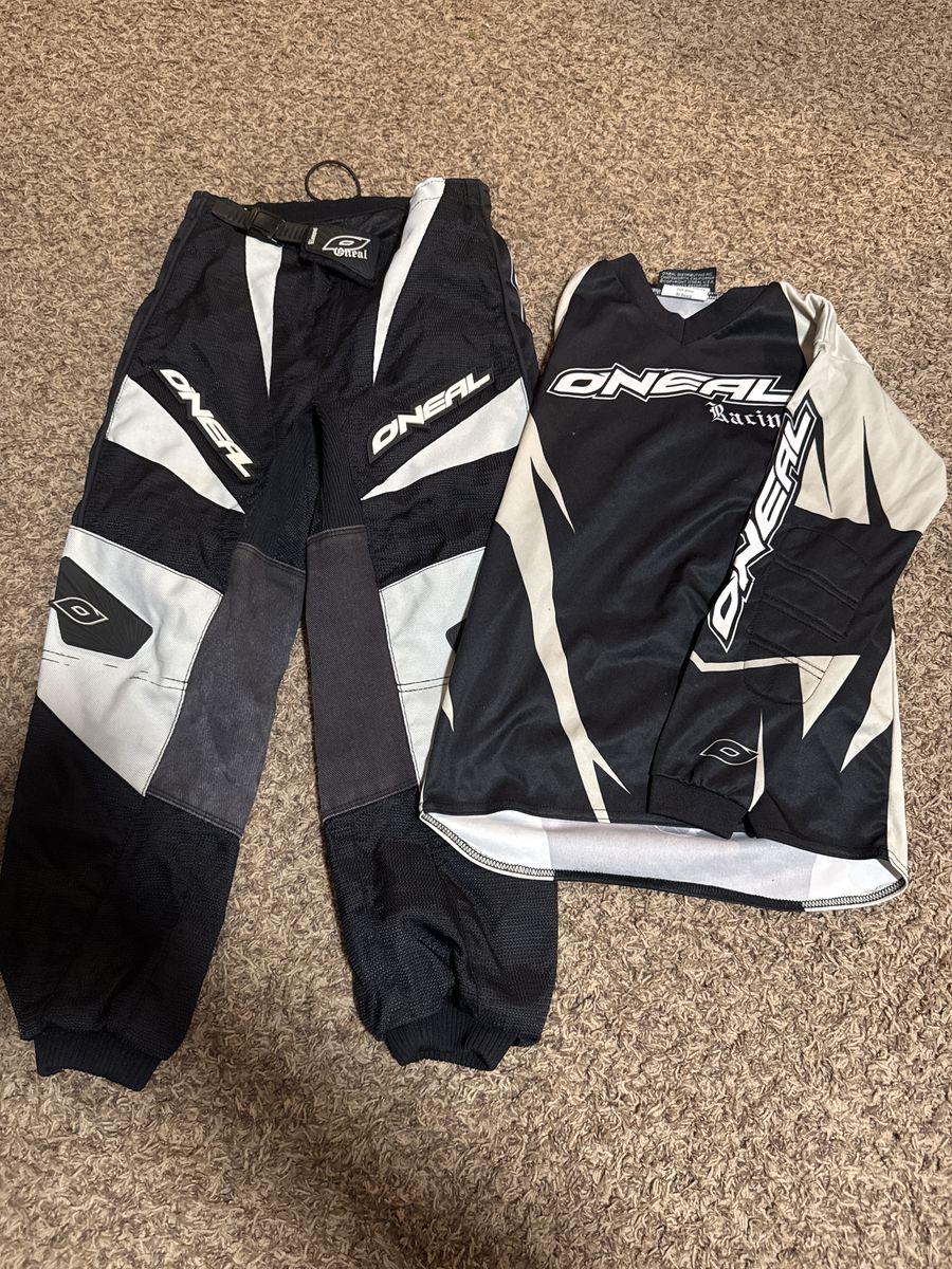 Youth Oneal Riding Pants And jersey 8T-10T Medium