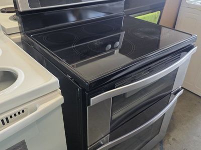 whirpool double oven electric stove