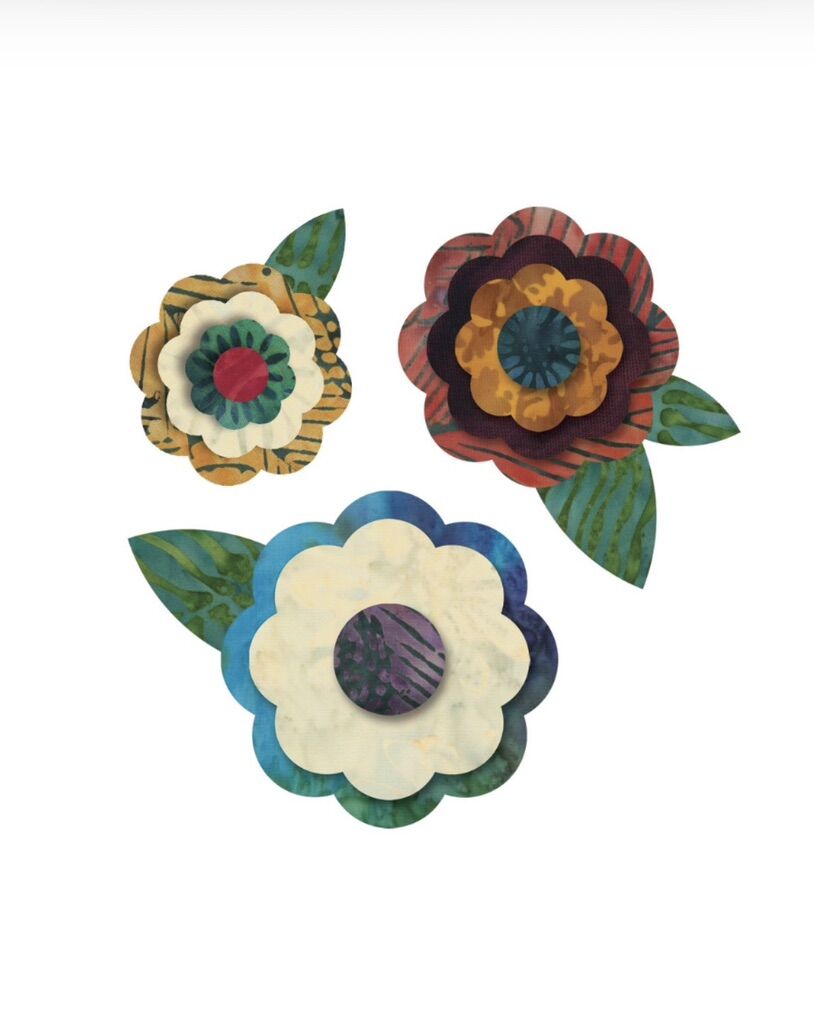 Accuquilt Rose Of Sharon Die 55045