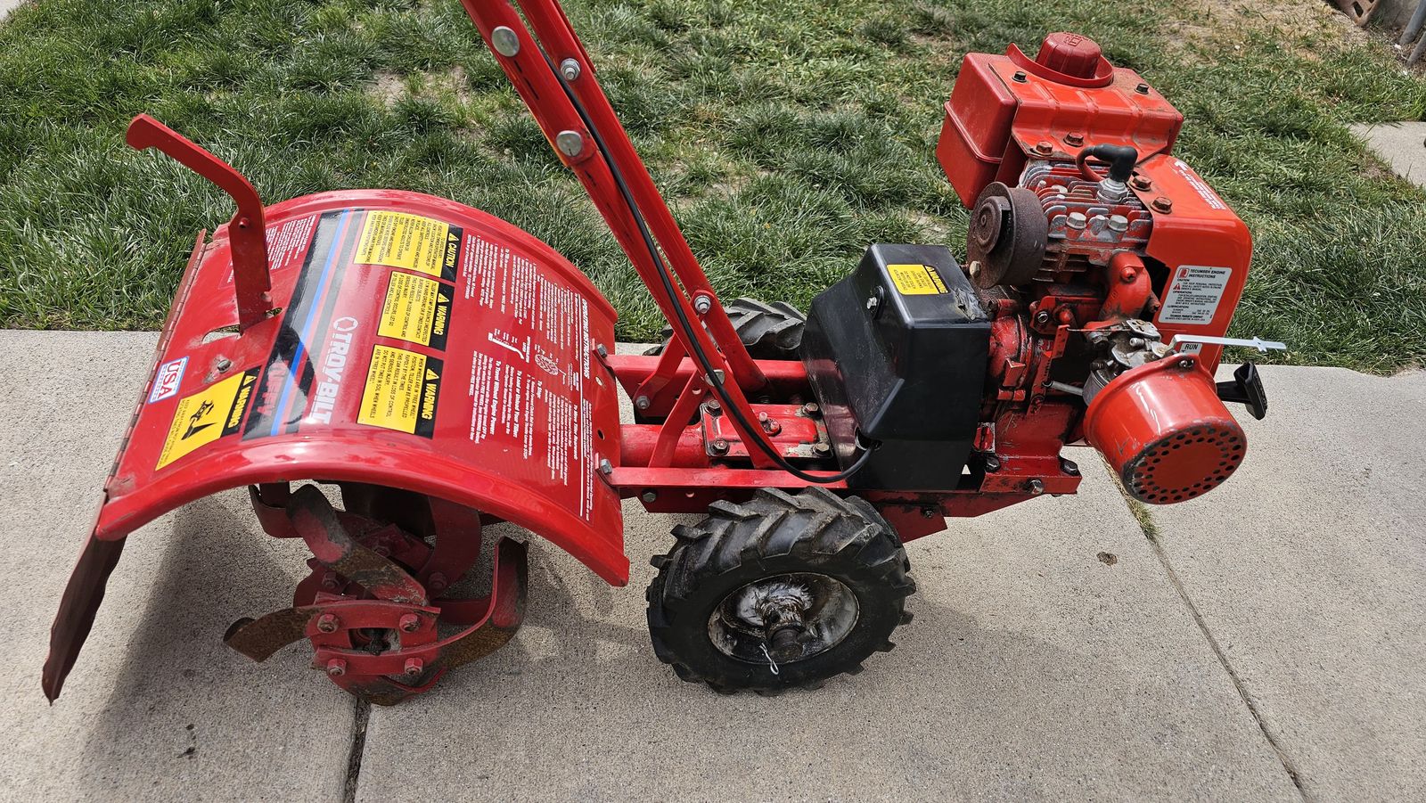 Troy-Bilt Tuffy Rear Tine 3HP Rototiller