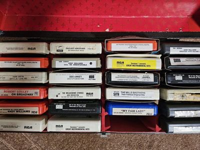 8 Track Tapes plus case