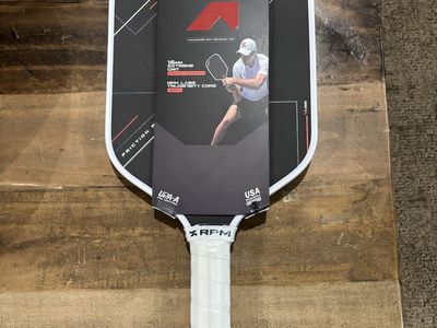 RPM Friction Pro Elongated Pickleball Paddle - 16mm Core, CarbonBite Surface, DwellZone Sweet-Spot