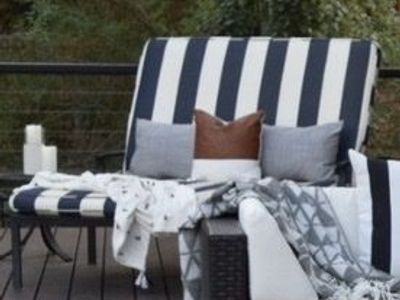 Double Chaise Lounge Cushion