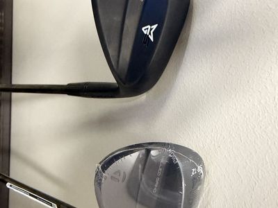 Brand New TaylorMade Milled Grind Wedge Set - Black 54 degree and 58 degree KBS $Taper Shafts