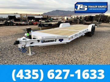 7x22 Diamond C HDT 207 Tilt Trailer - 15.5K GVWR - 14 Ply Tires