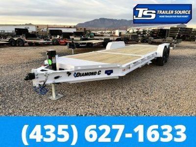 7x22 Diamond C HDT 207 Tilt Trailer - 15.5K GVWR - 14 Ply Tires
