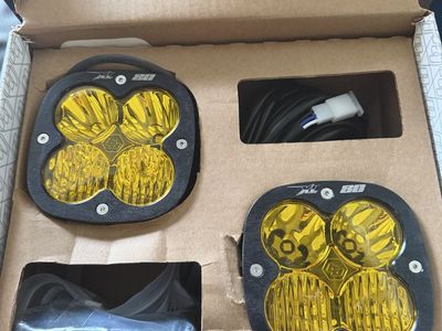 Baja Designs XL 80 Amber LED Auxiliary Off-Road Lights Pair with Box