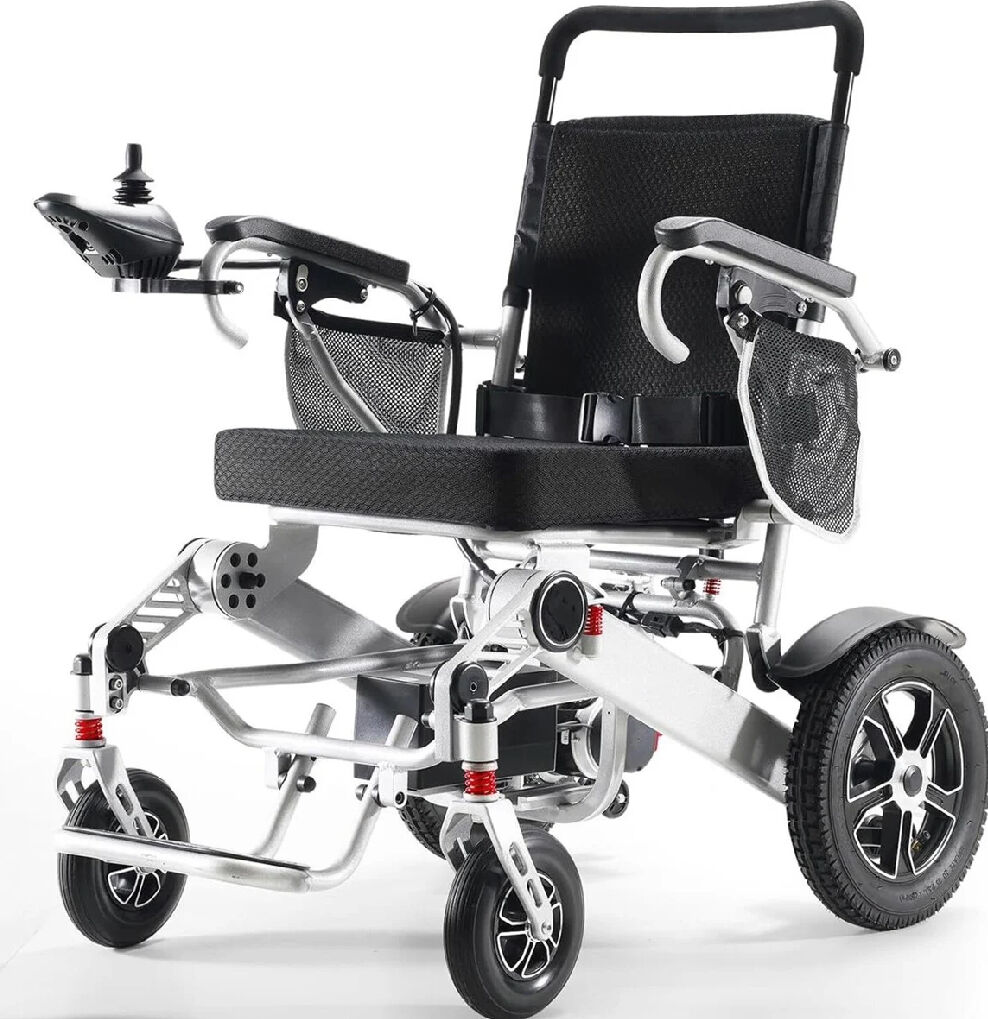 Electric Wheelchair for Adults Lightweight Foldable, All Terrain Motorized Power for Seniors