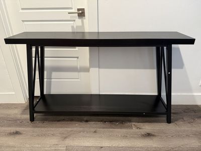Brand New Black Console Table for Entryway