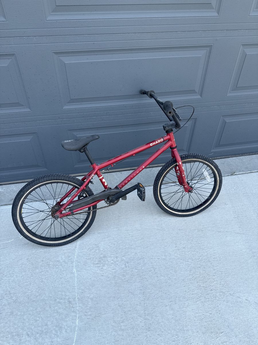 Haro Downtown 20" BMX Bike - Used Red Freestyle Bicycle