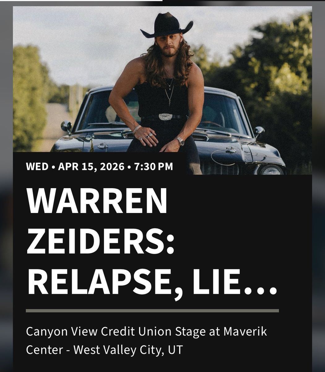 Warren Zeiders Concert Tickets