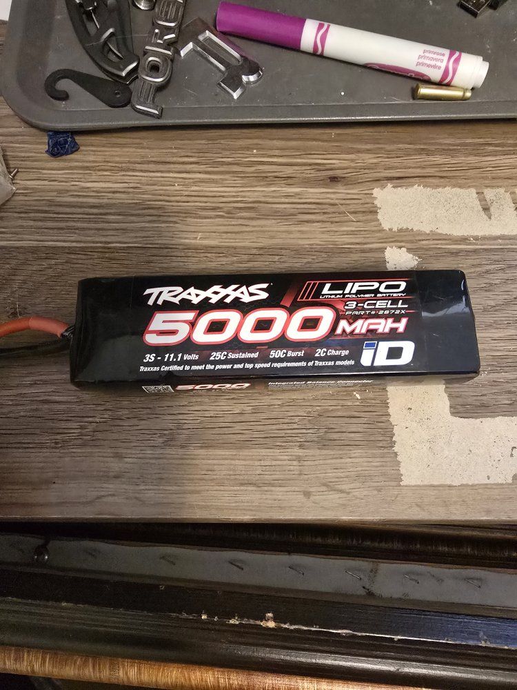 traxxas 5000 mah ID battery