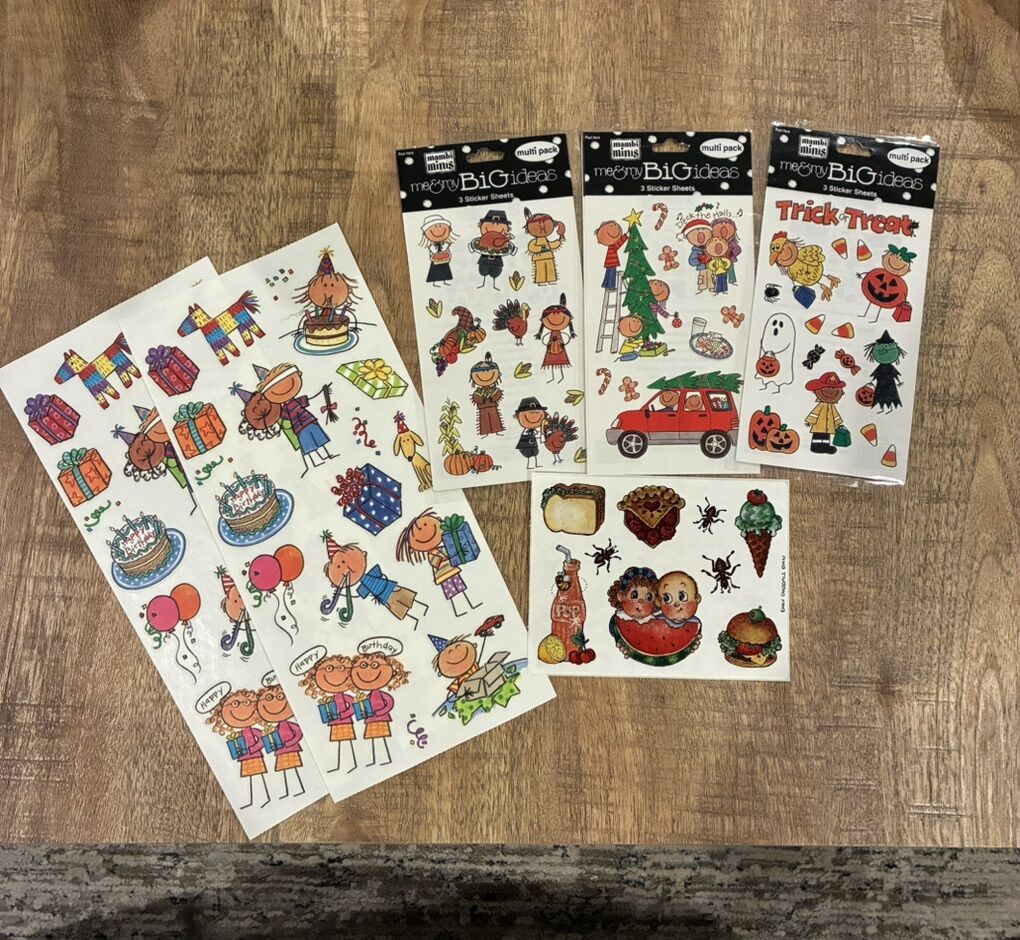 VINTAGE MAMBI SCRAPBOOK STICKERS