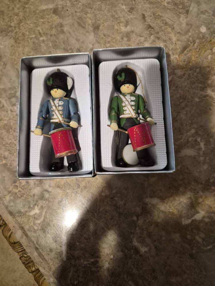 Drummer Boy Ornaments (2-Pack) Christmas Decor Holiday Collectible