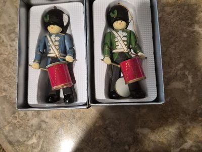 Drummer Boy Ornaments (2-Pack) Christmas Decor Holiday Collectible