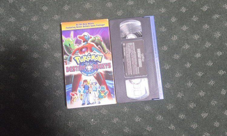 Pokemon nintendo destiny deoxys vhs rare vintage anime