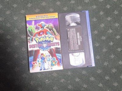 Pokemon nintendo destiny deoxys vhs rare vintage anime