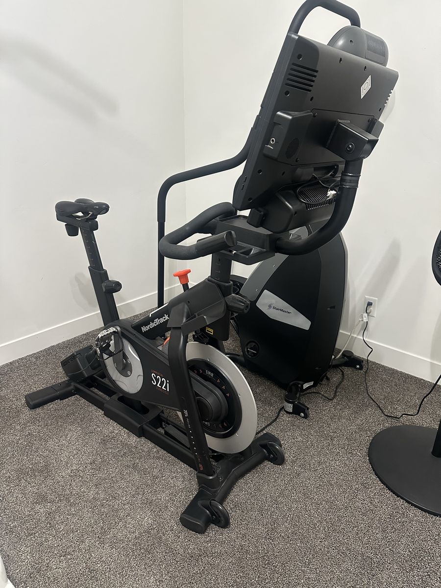 Nordic track s22i studio cycle with shimano pedals