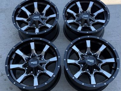 Toyota Tacoma 4Runner Ford F150 Chevy GMC Dodge Moto Metal Rims 17”