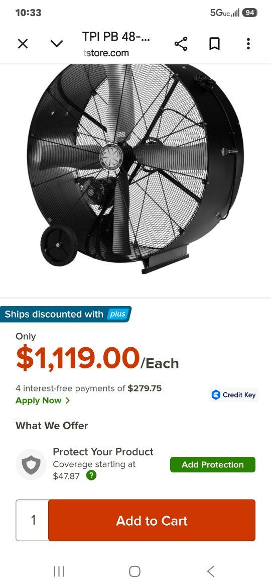 Industrial fan