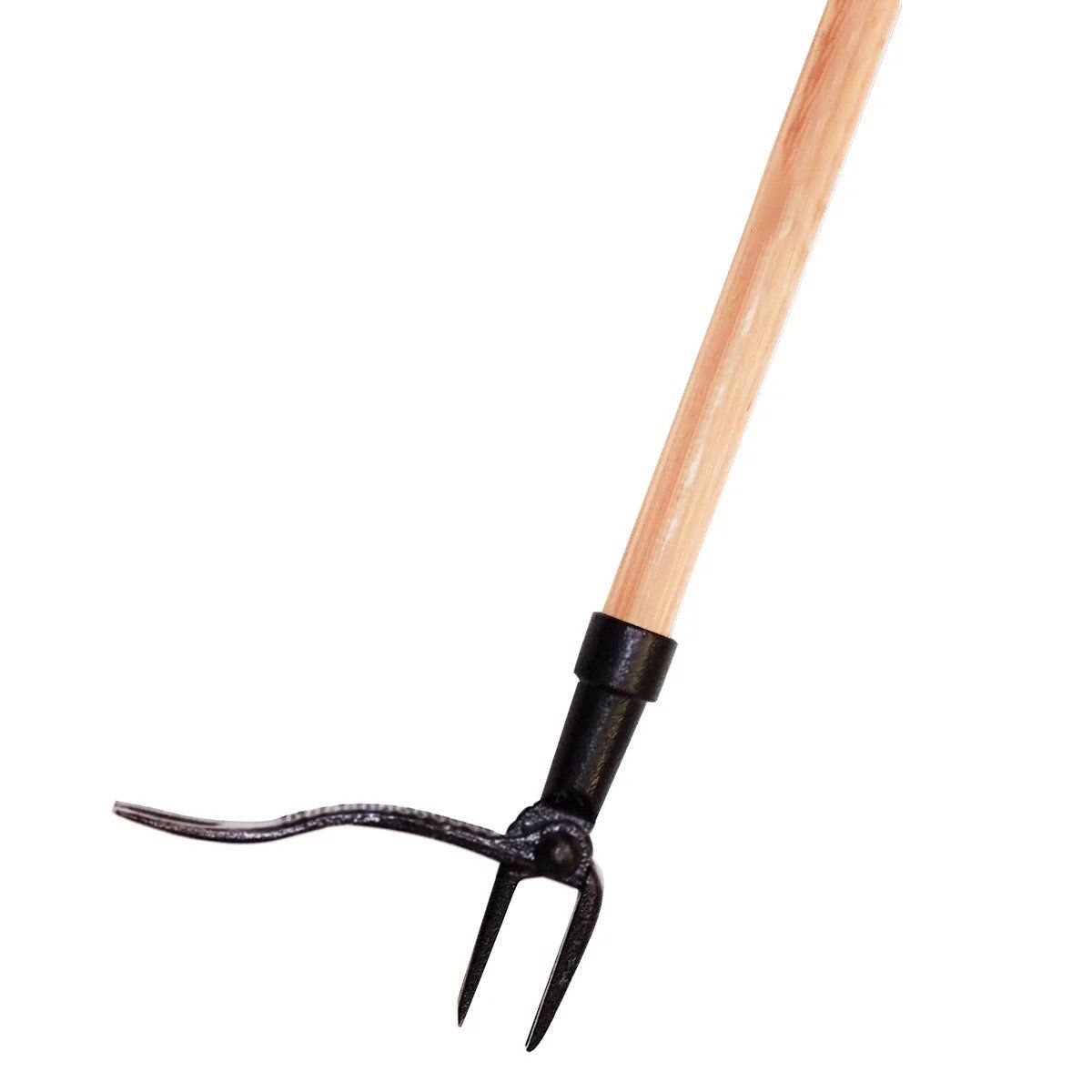 (4 Pack) ECO Gardener Stand Up Garden Root Remover Tool, 4-Claw Steel Head
