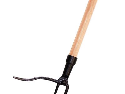 (4 Pack) ECO Gardener Stand Up Garden Root Remover Tool, 4-Claw Steel Head