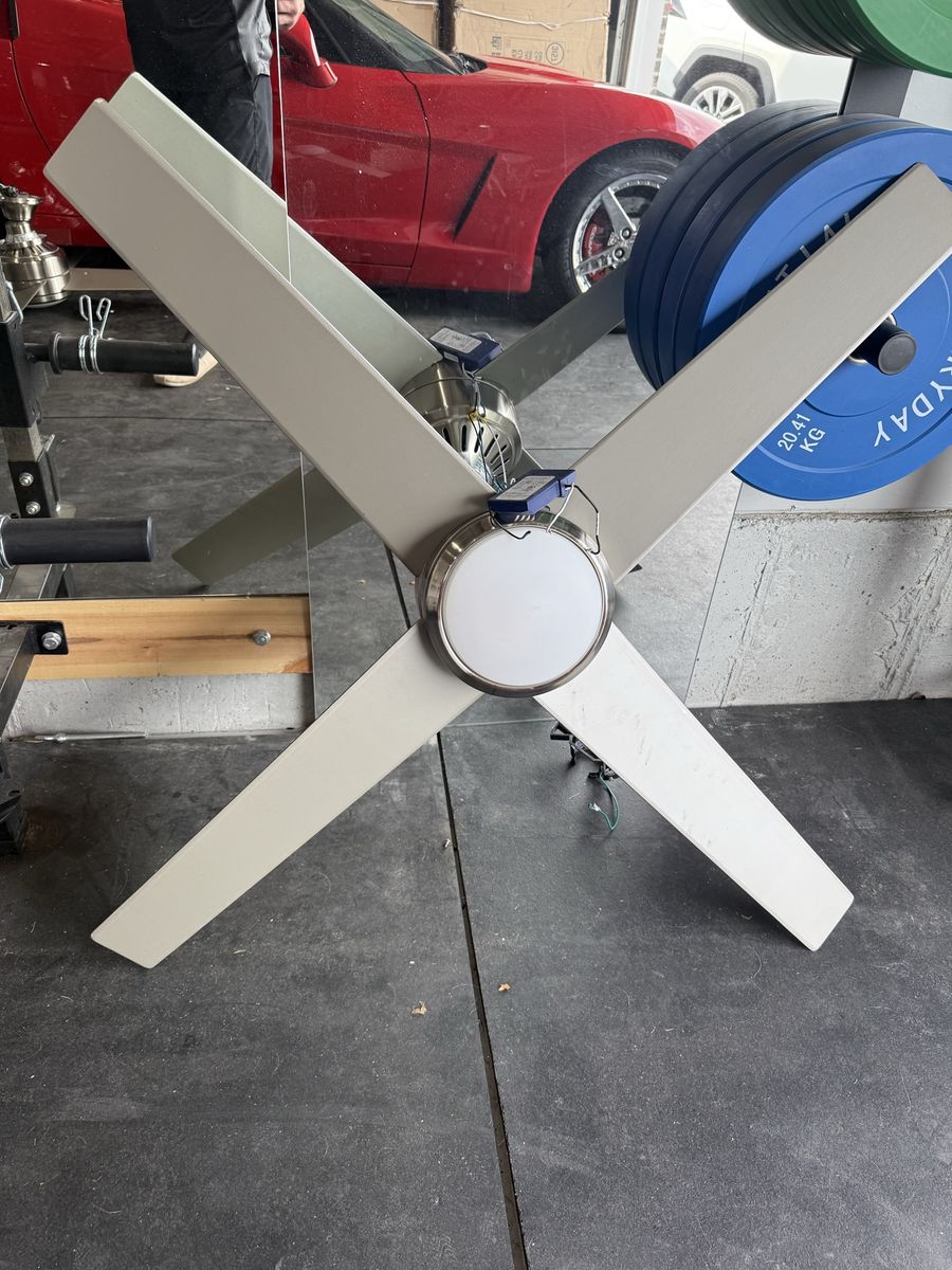 Two ceiling fans