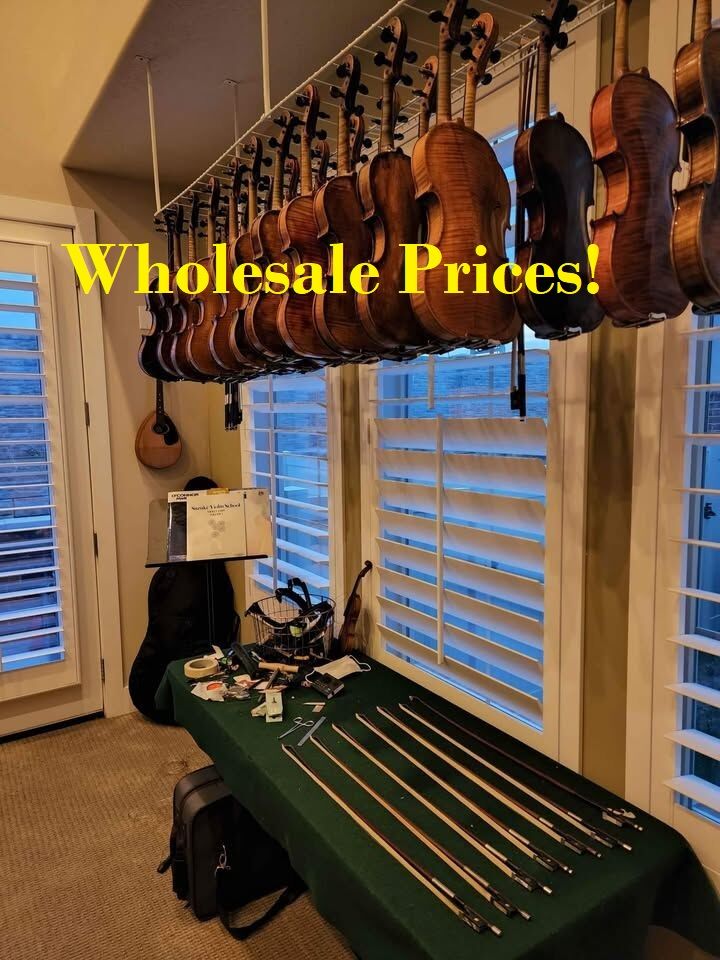 Fine Collection of Old European Violins WHOLESALE pricing