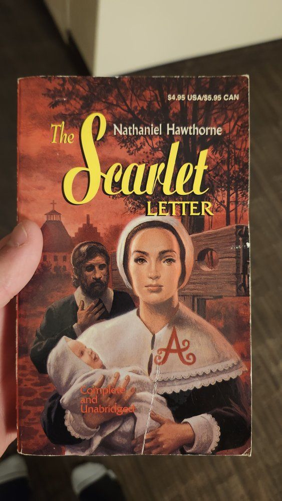 The Scarlet Letter by Nathaniel Hawthorne Paperback Book
