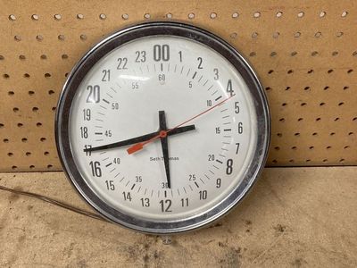 Vintage clock 24 hour face