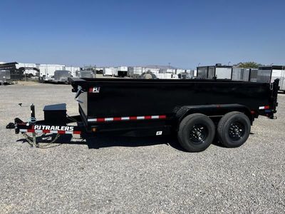 2026 PJ Trailers 7x14 14k Channel (D7) Scissor Lif