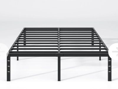 Queen Metal Platform Metal Bed Frame 12" Clearance