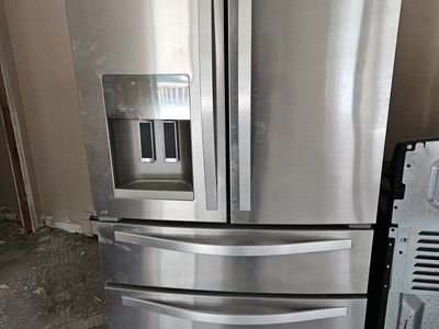Whirlpool 25 Cu. Ft. Four Door French Door Stainless Refrigerator w- External Refrigerated Drawer