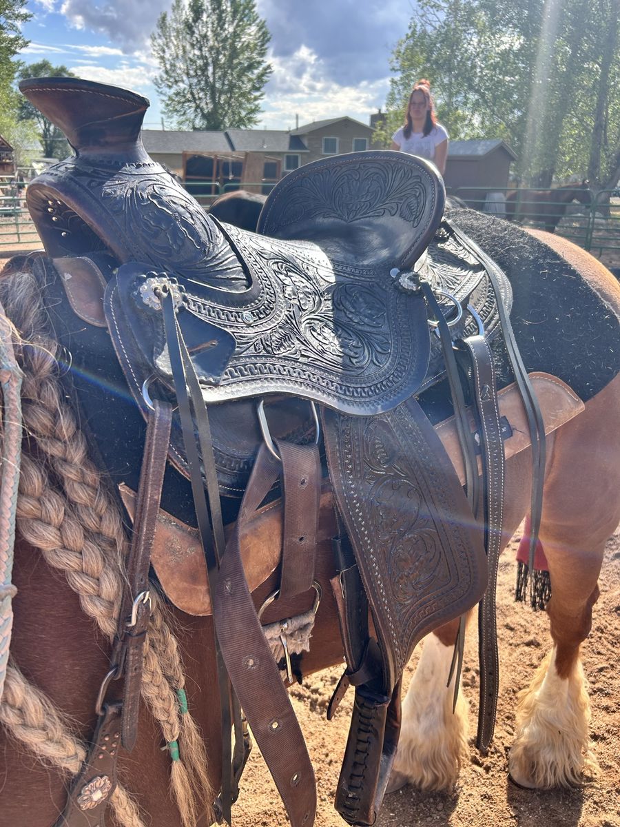 15in roping saddle 
