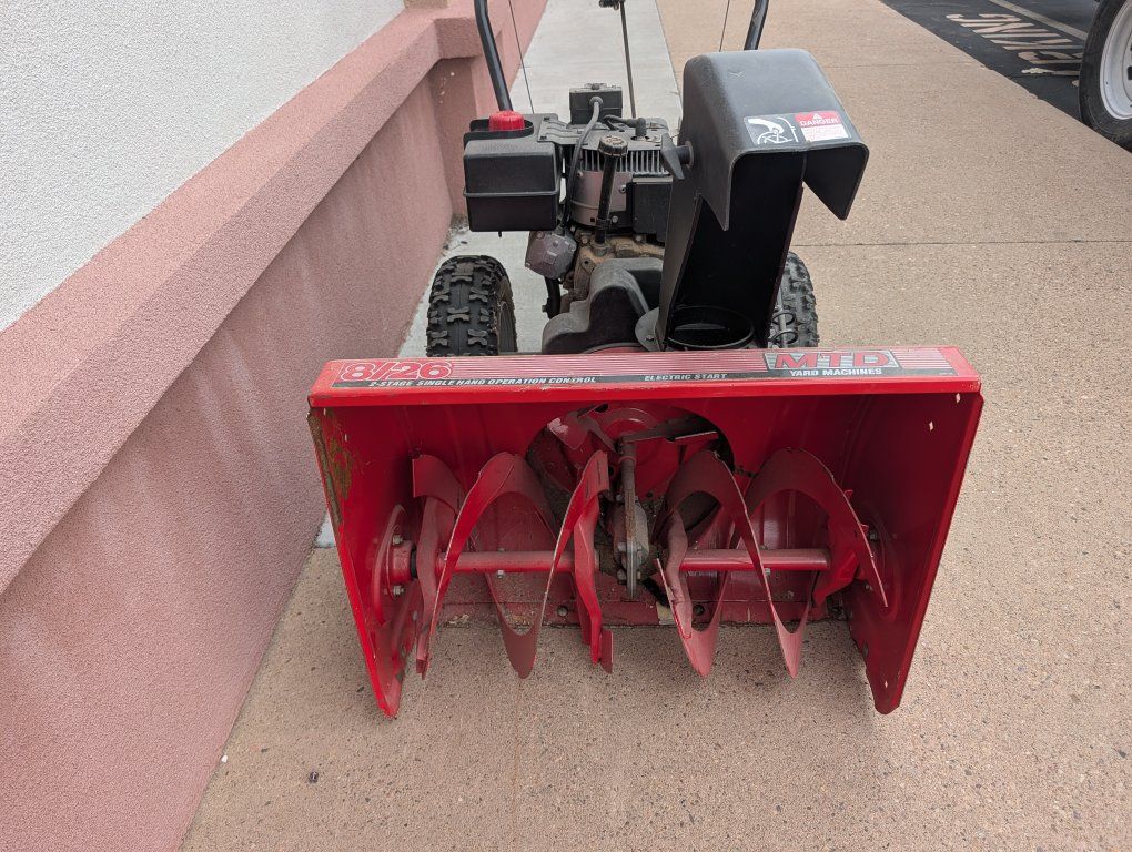 MTD Yard Machines 8 HP Gas Snow Blower