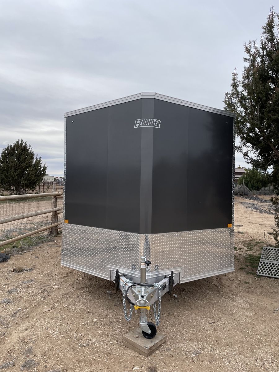 Aluminum frame enclosed trailer 8x20
