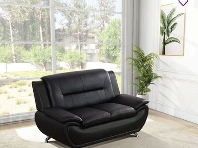Leather Loveseat