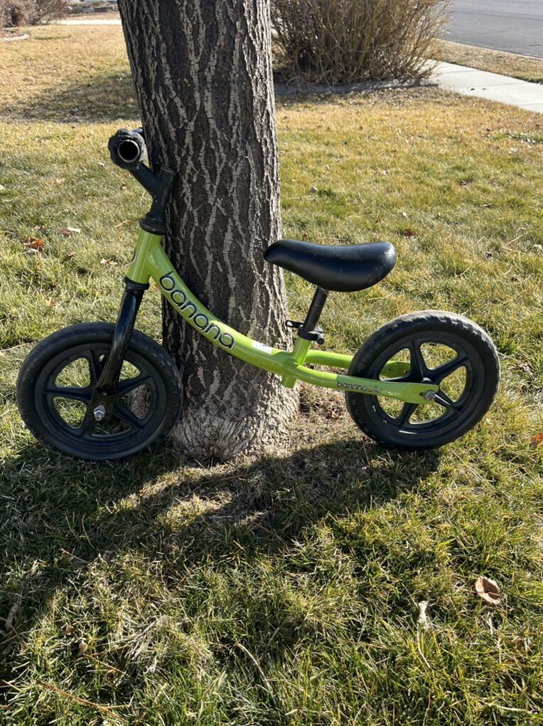 Green Banana Balance Bike