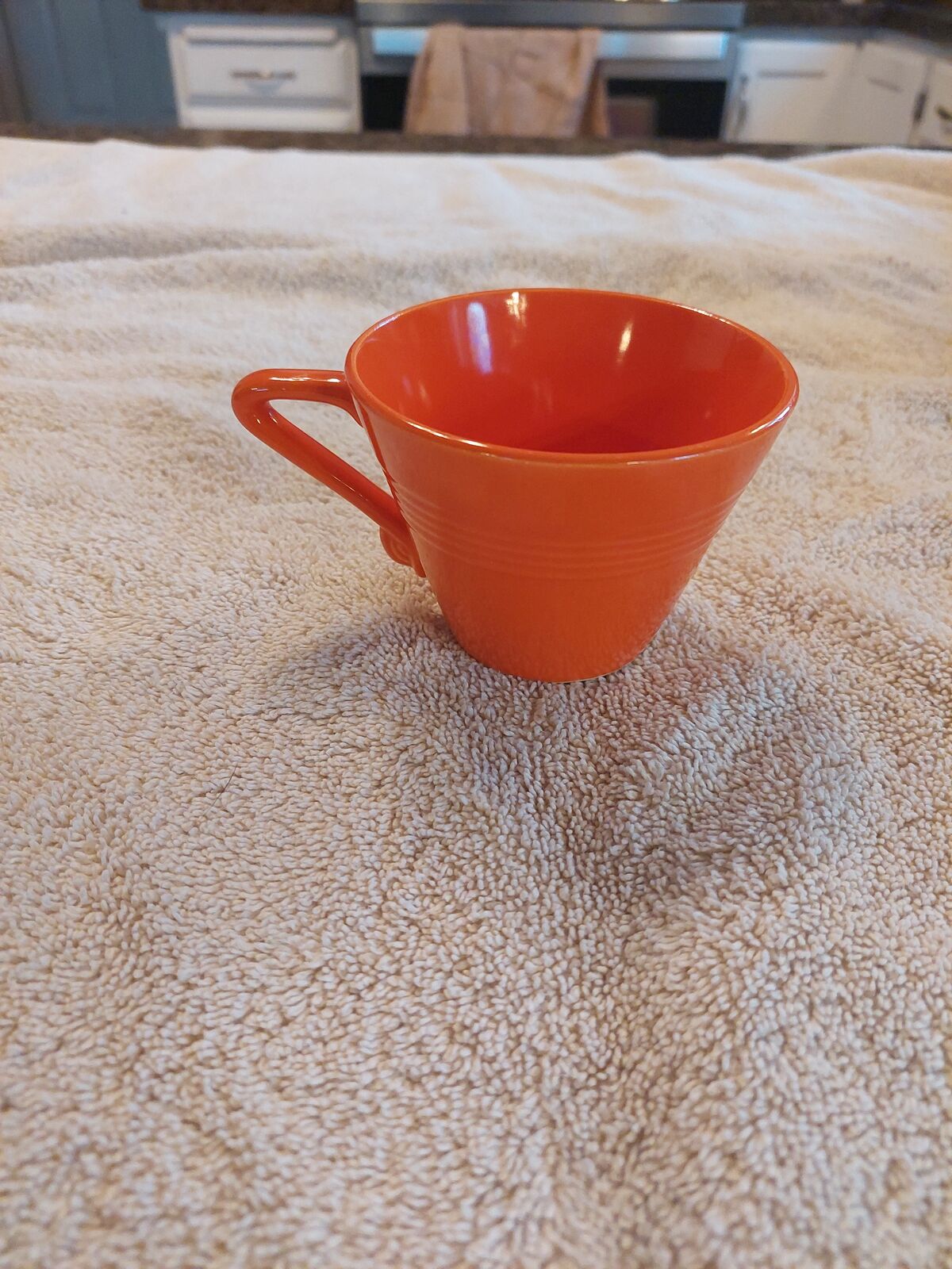 Vintage Fiestaware Harlequin, orange by Homer Laughlin