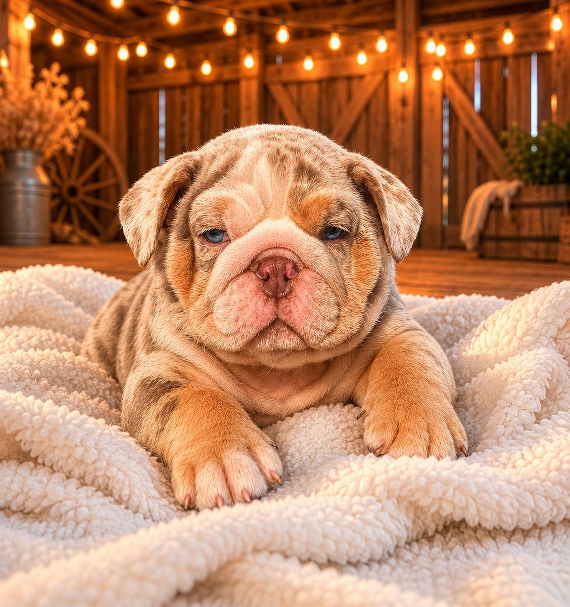Akc English bulldog puppy