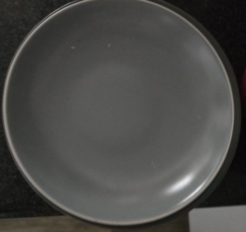 Set of Gray Dinner Plates