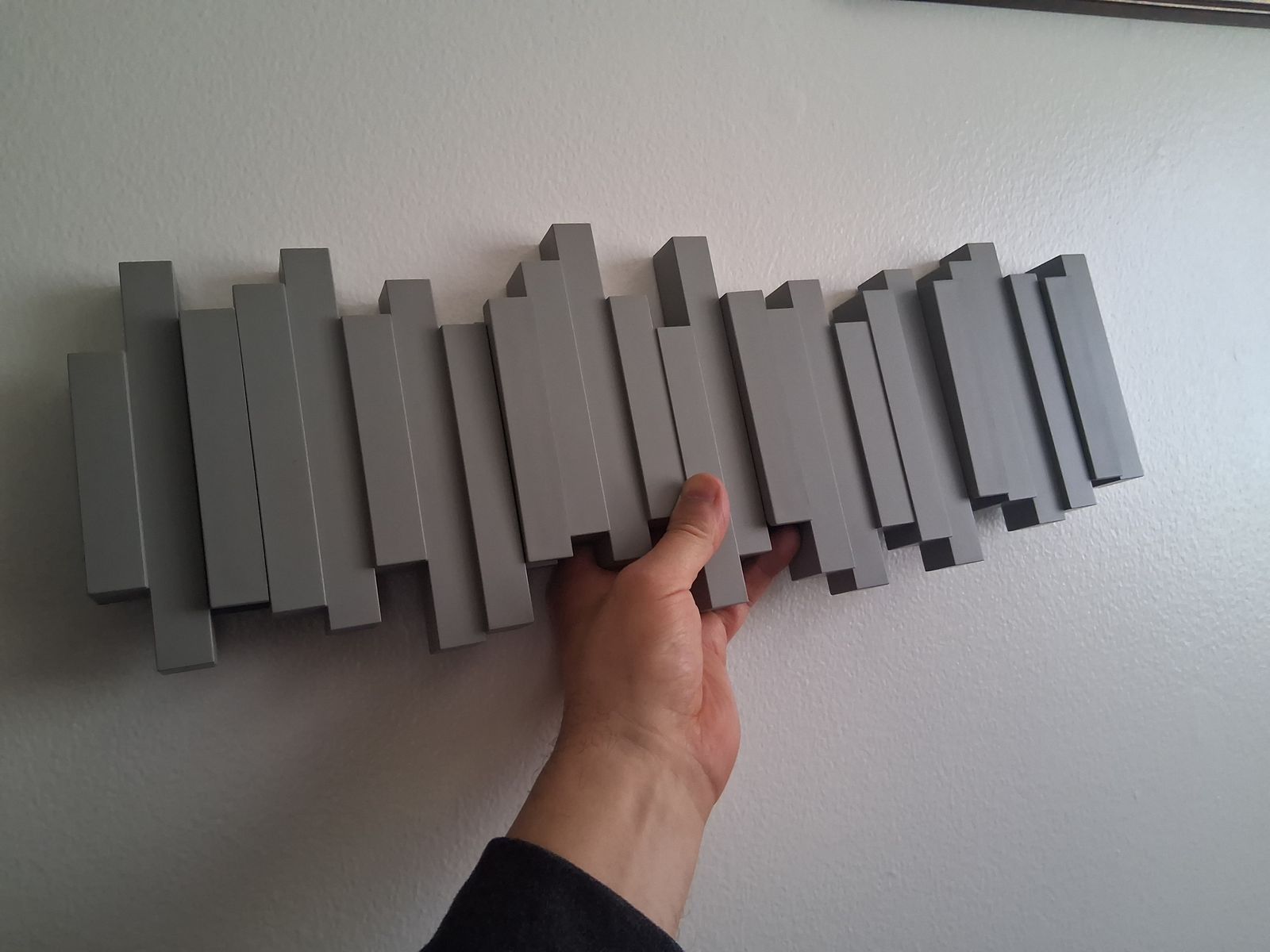 design clothing hanging wall mounted rack